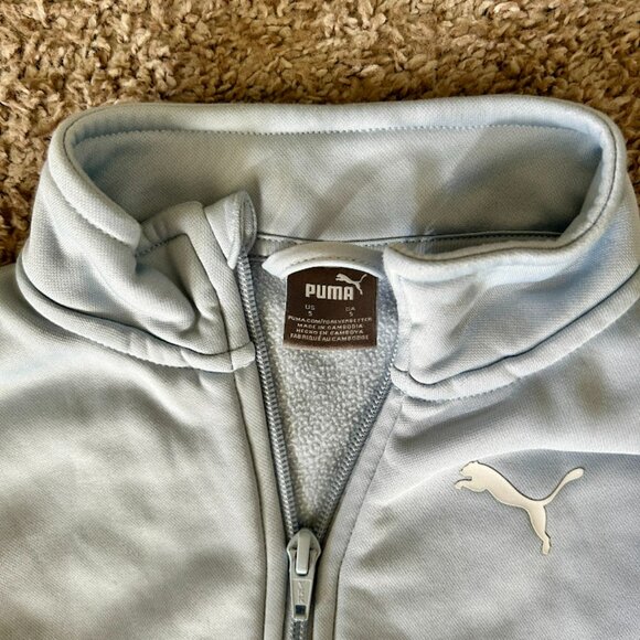 Puma Girls’ Zip-Up Track Jacket | Size Small | Soft & Warm Interior - Picture 3 of 5